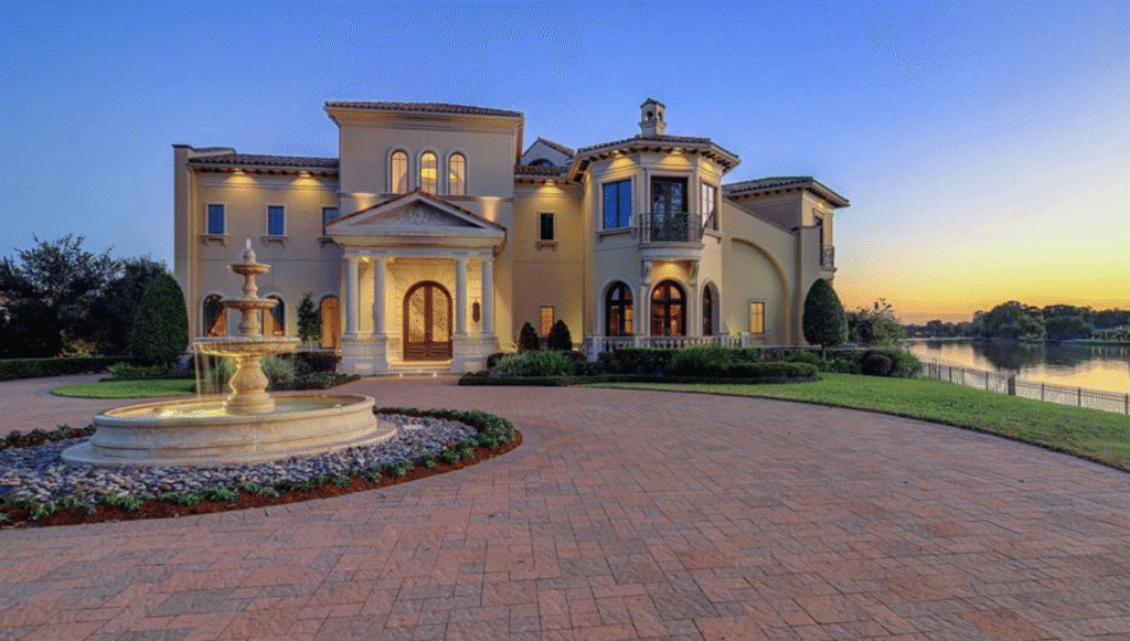 The mansion at 11 Paradise Point in Sugar Land spans across 13,000 sq. ft.